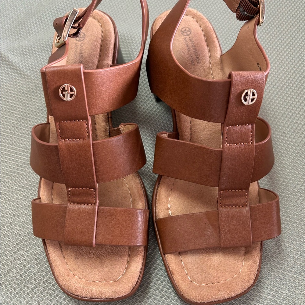 Gianvito Rossi Brown Leather Heels